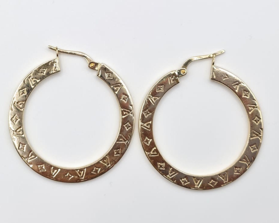 Argollas Argollas 14kt Size 37mm Weight 4.2g