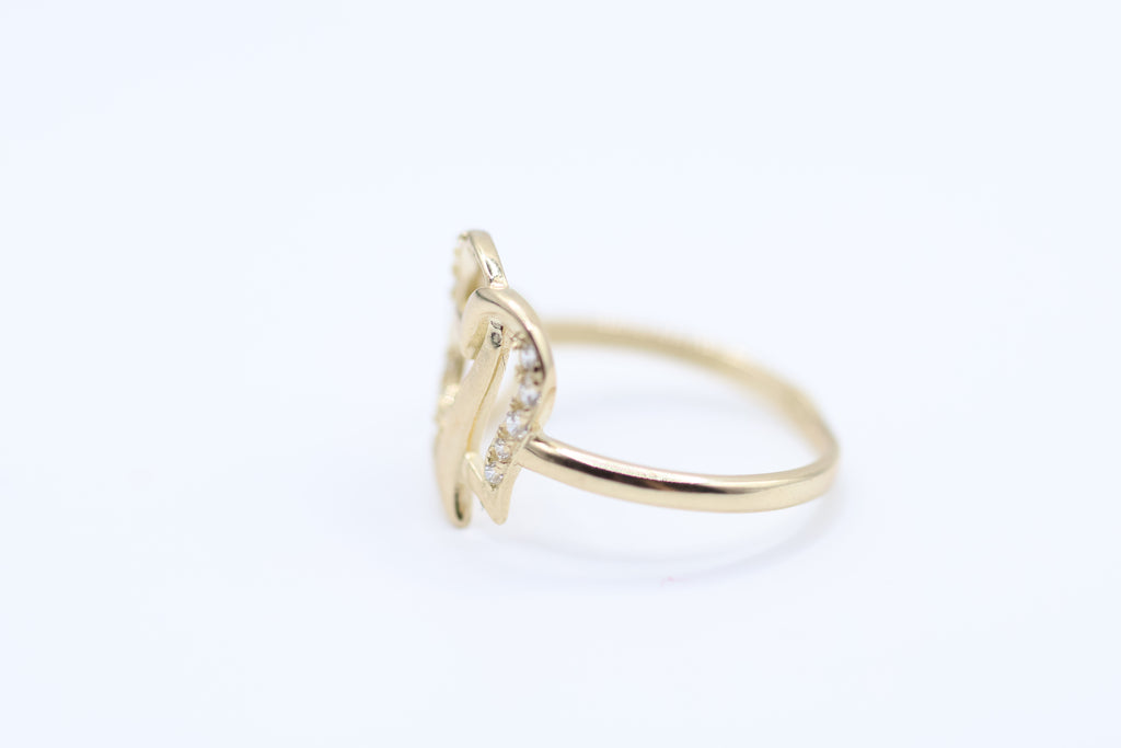 Anillo de Mujer 14kt Weight 2.10g