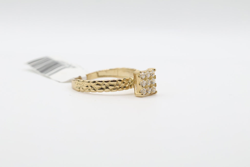 Anillo de Mujer Compromiso Solitario 10Kt Weight 2.2g