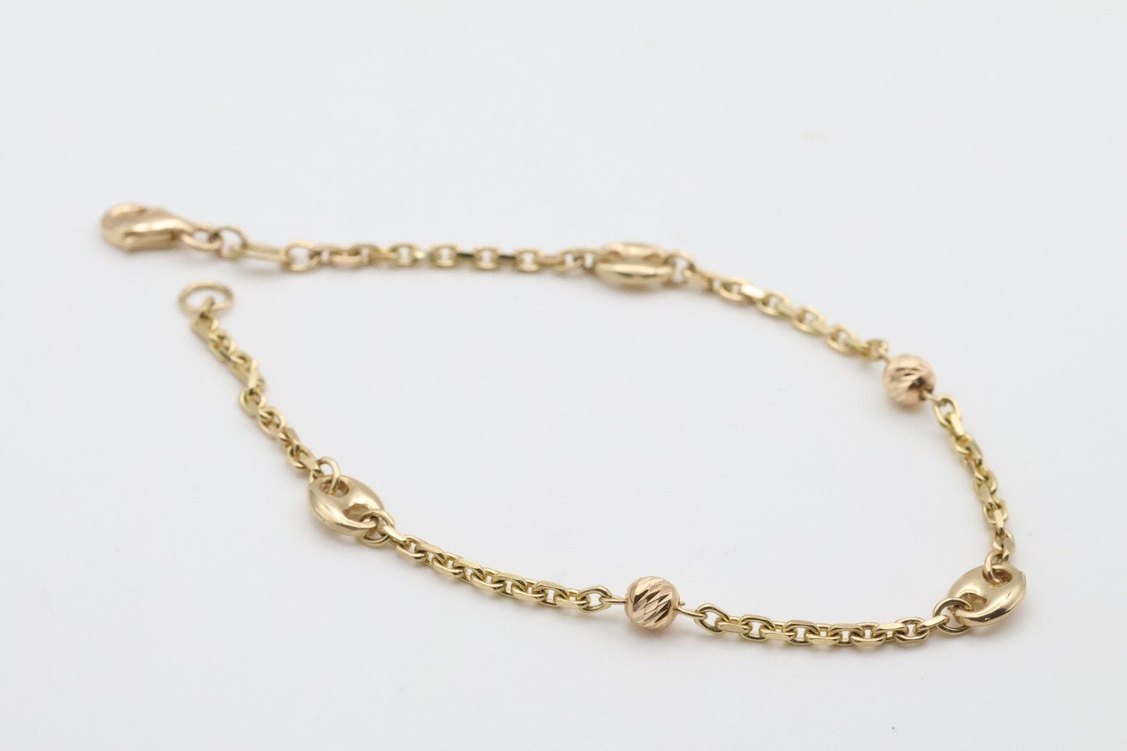 Handles 14kt Size 7" Weight 3.65g