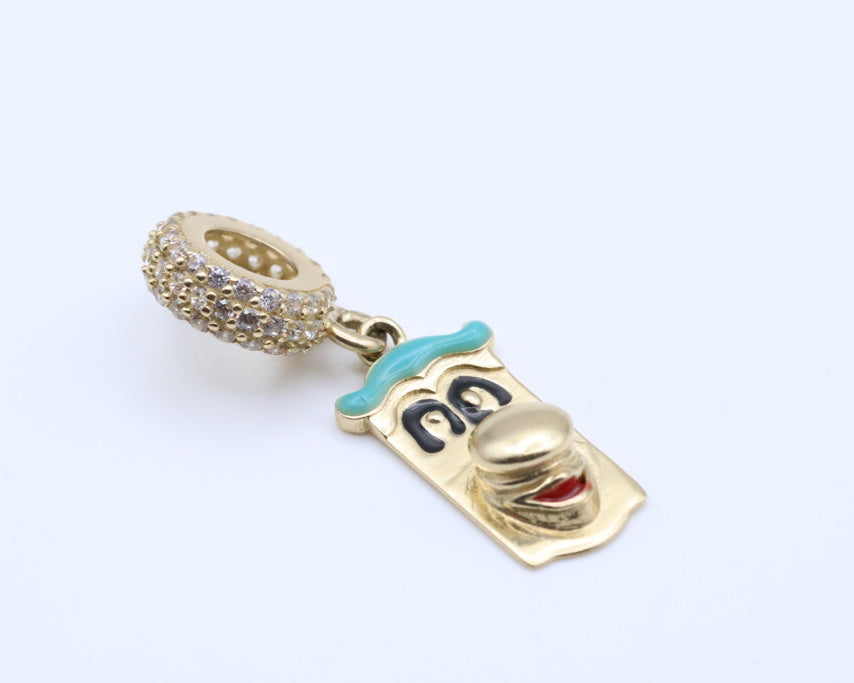 Dijes 14kt zirconia Weight 2.2g