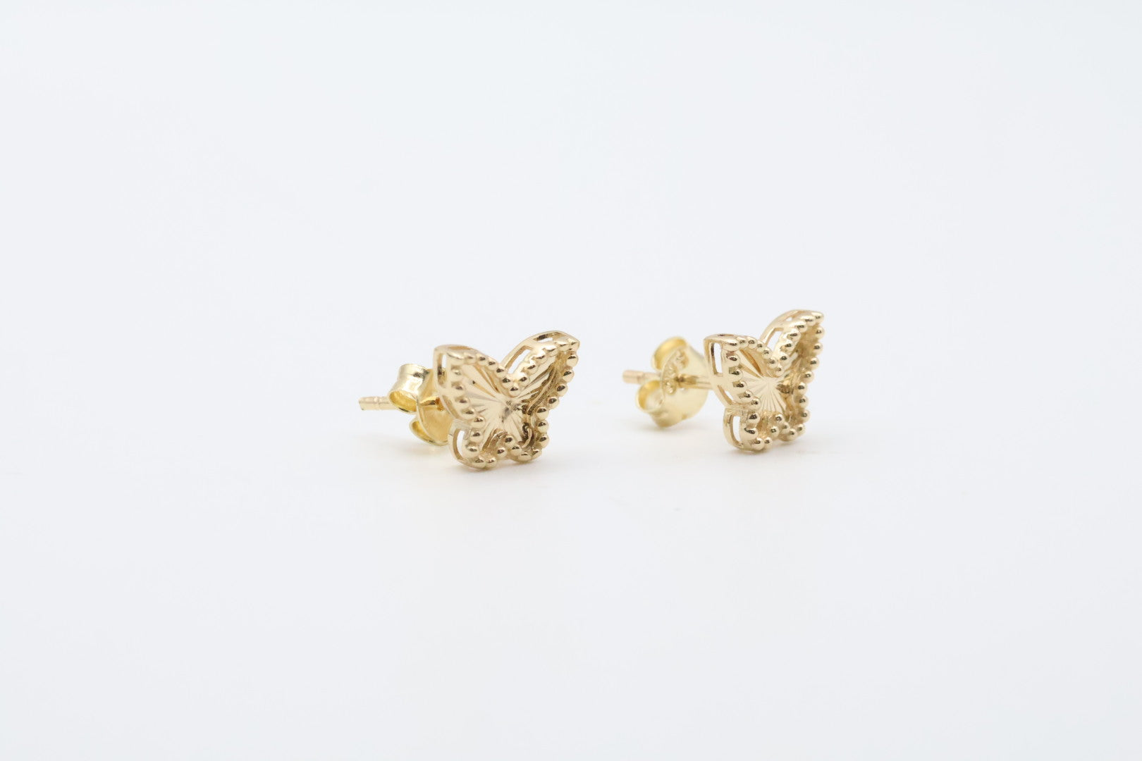 Aretes Mariposa 14kt Weight 1.4g