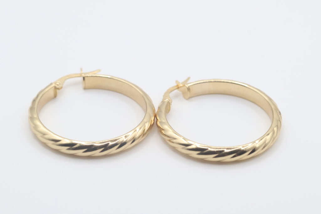 Argollas 14kt