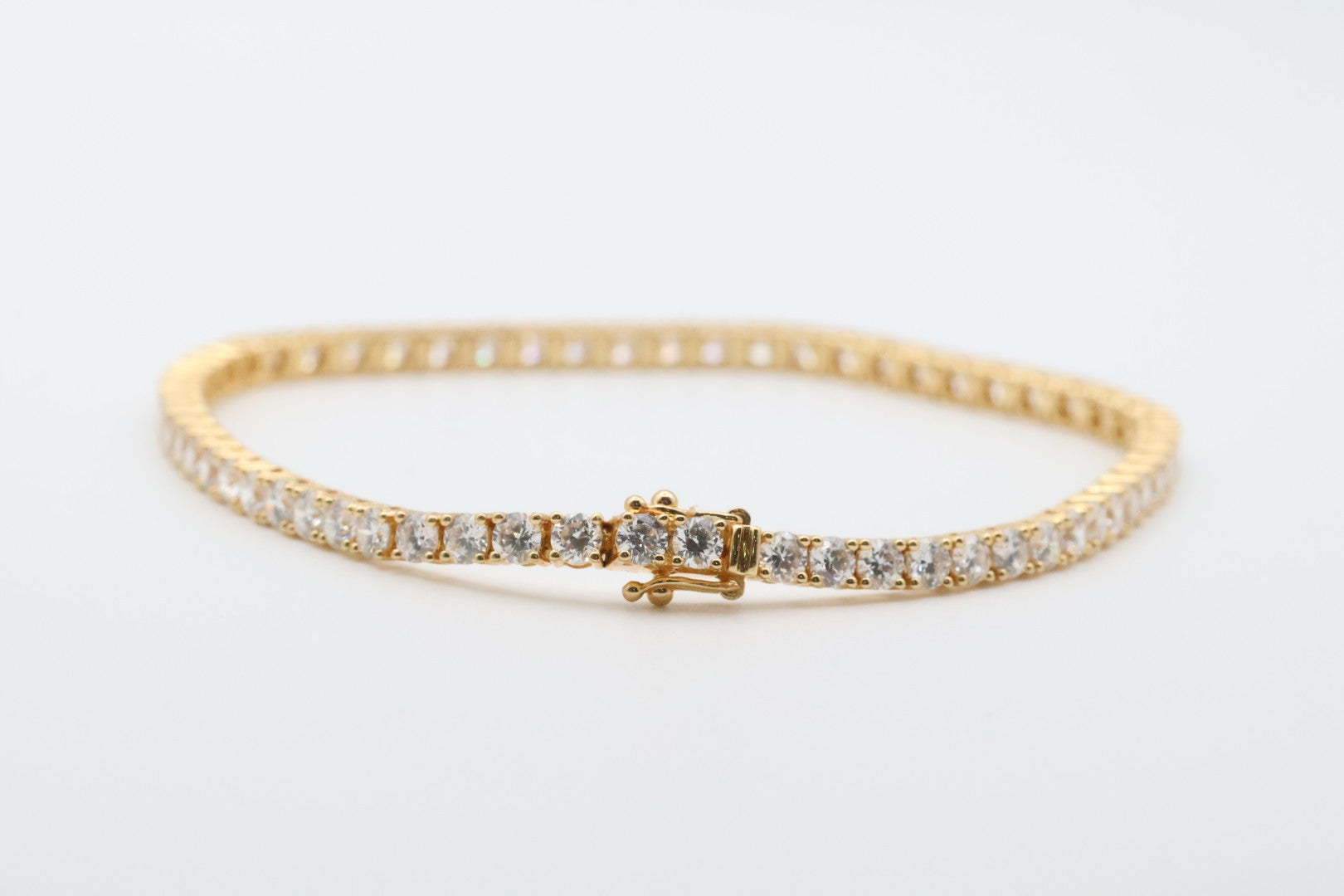 Tennis Bracelet 6.07 ct 14kt Lab Diamond Size 7.5 inch 3mm