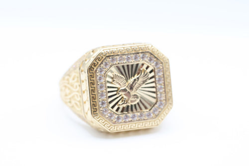 Anillo De Hombre 14kt Weight 6.41g