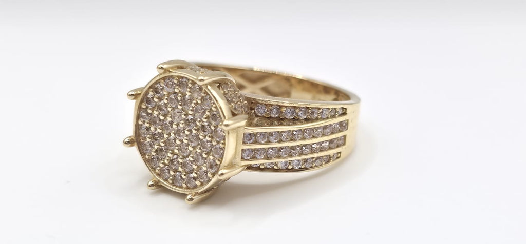 Anillo de Mujer Compromiso 14kt zirconia Weight 6.0g