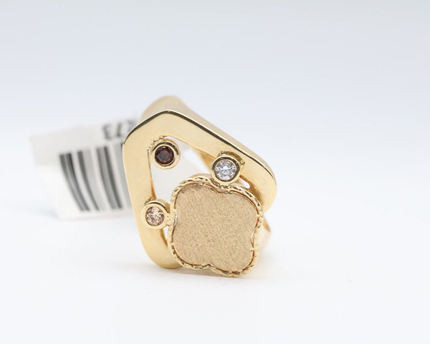 Anillo de Mujer 14kt zirconia Weight 3.9g