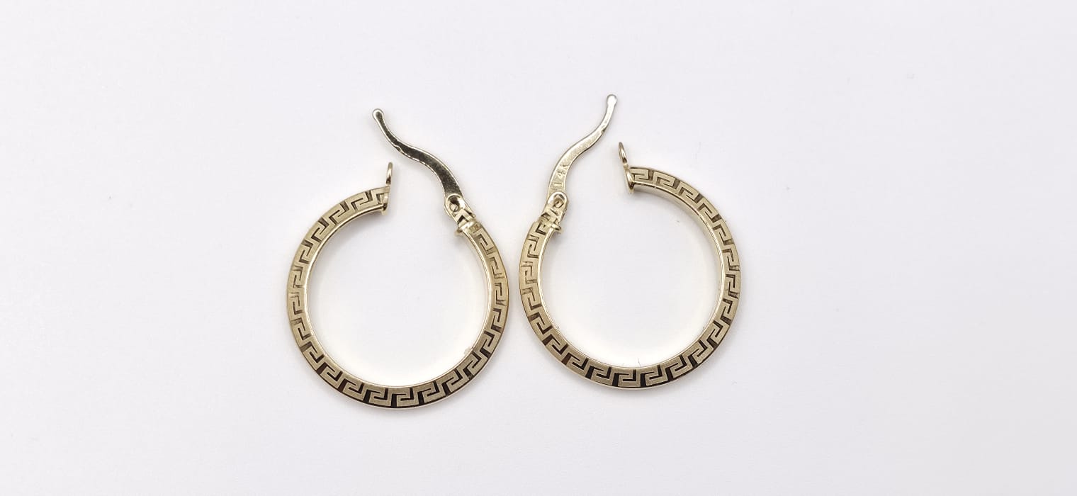 14kt Hoops Size 22mm Weight 1.9g