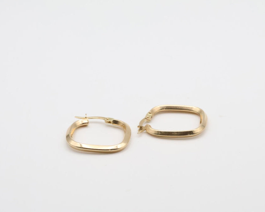 Argollas 14kt Weight 1.5g
