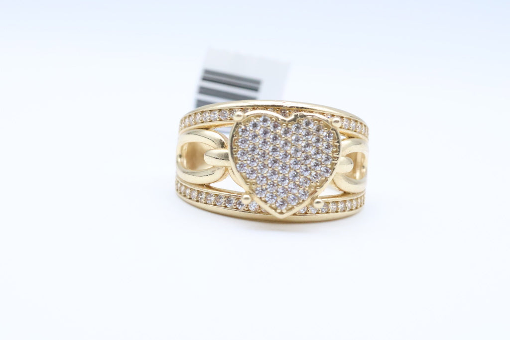 Women's Engagement Ring 14kt zirconia Weight 6.5g