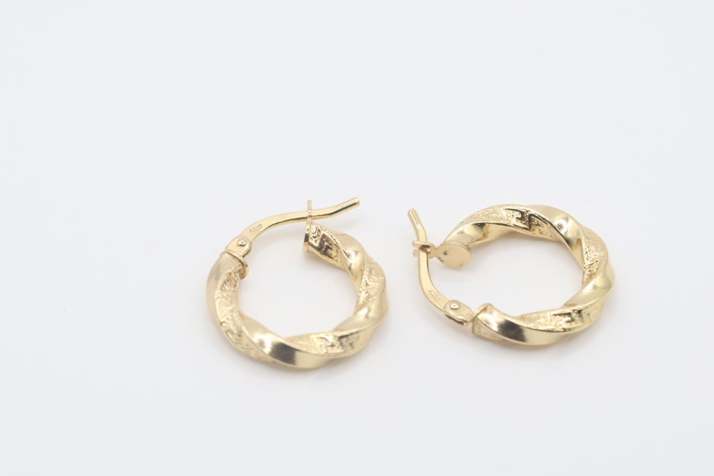 Argollas 14kt