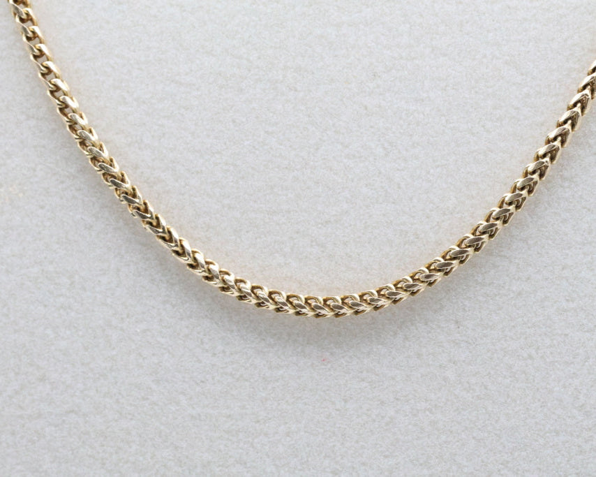 Cadena Franco 14kt Size 19" Weight 10.9g