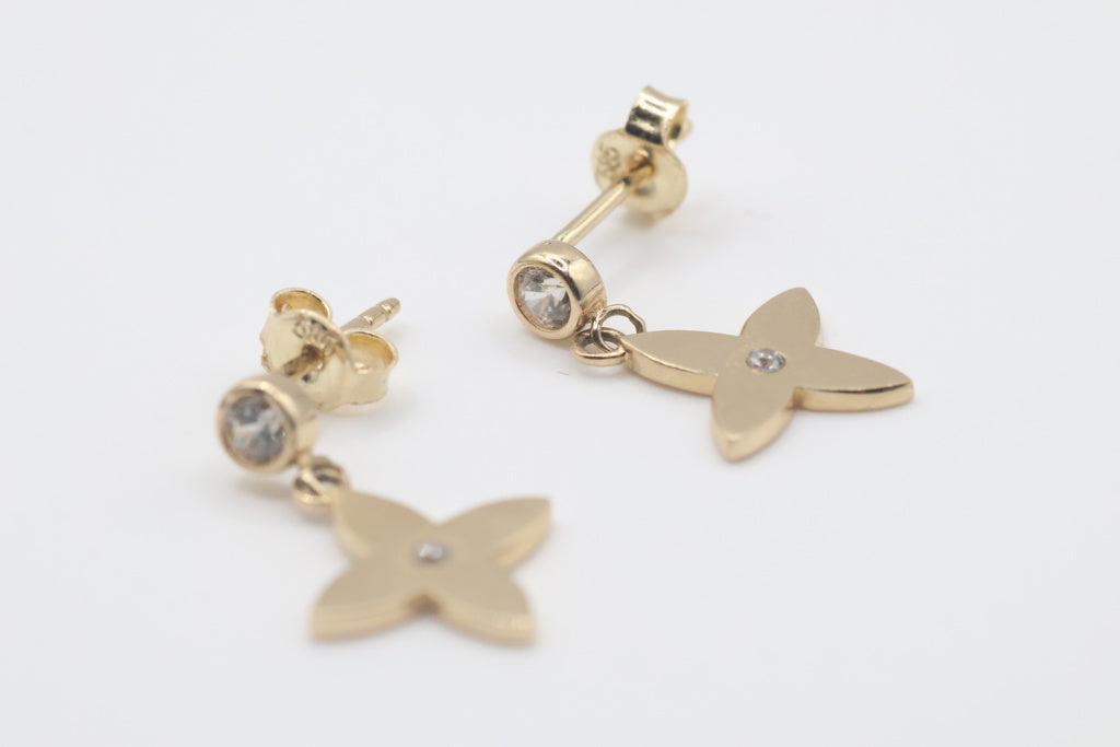 Aretes 14kt
