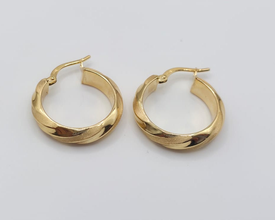 Argollas Argollas 14kt Size 21mm Weight 2.0g