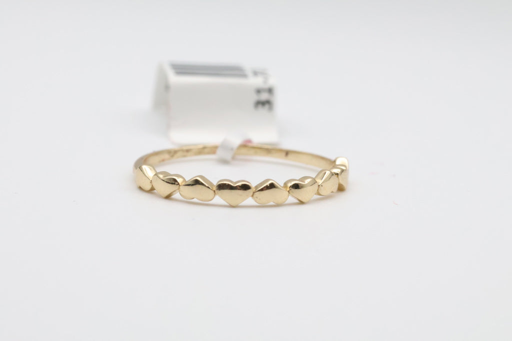 Anillo de Mujer Corazon 14kt Weight 1.0g