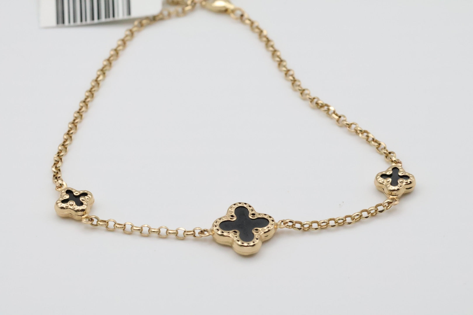 Black Flower Bracelets 14kt Black Weight 2.8g