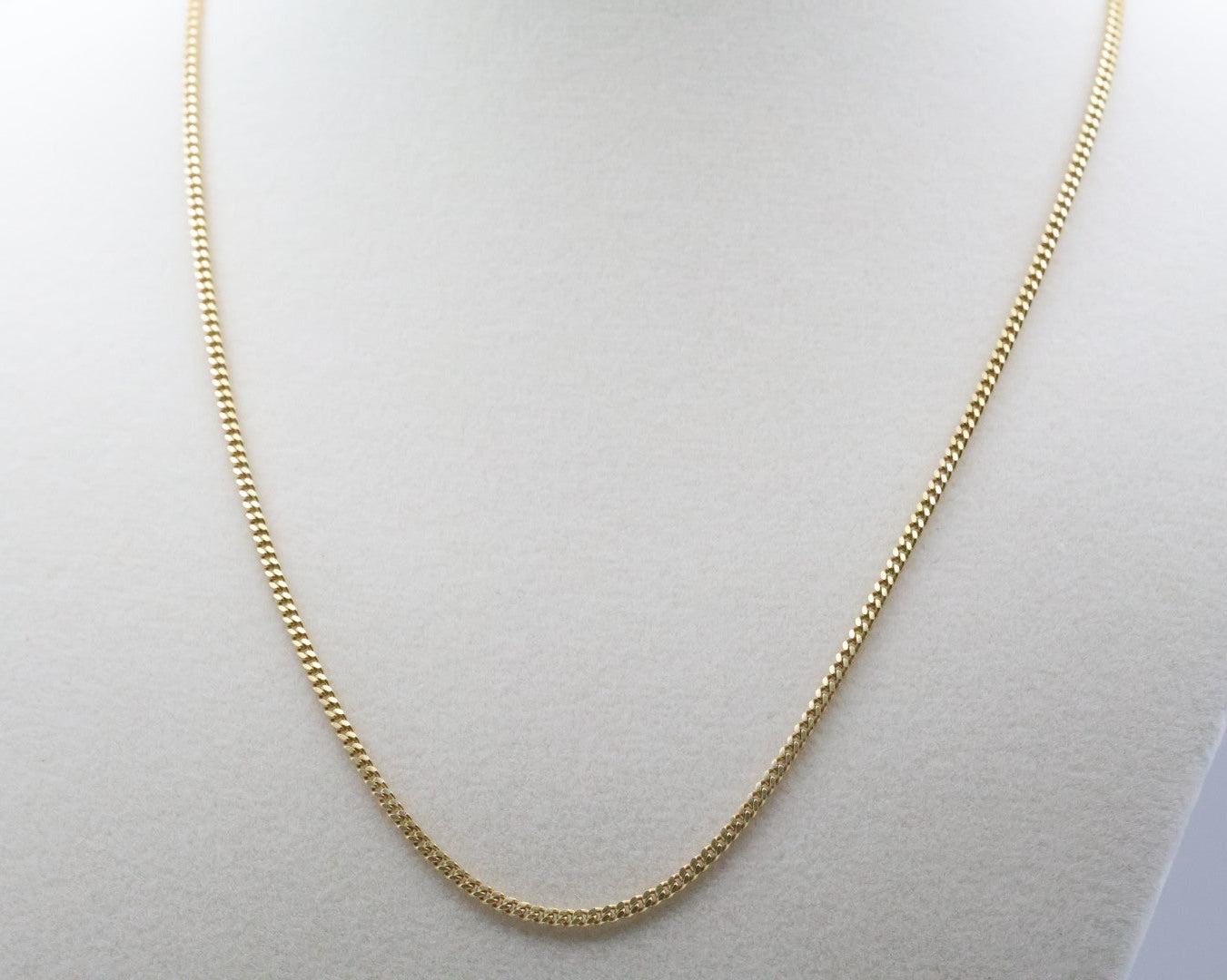 Cuban Chain 14kt Size 18" x 1.5mm Weight 6.8g