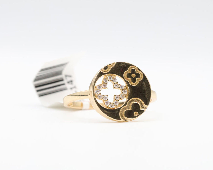 Anillo de Mujer  14kt zirconia Weight 2.21g