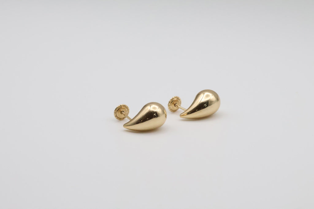 Aretes Gotas 14kt Size 13mm