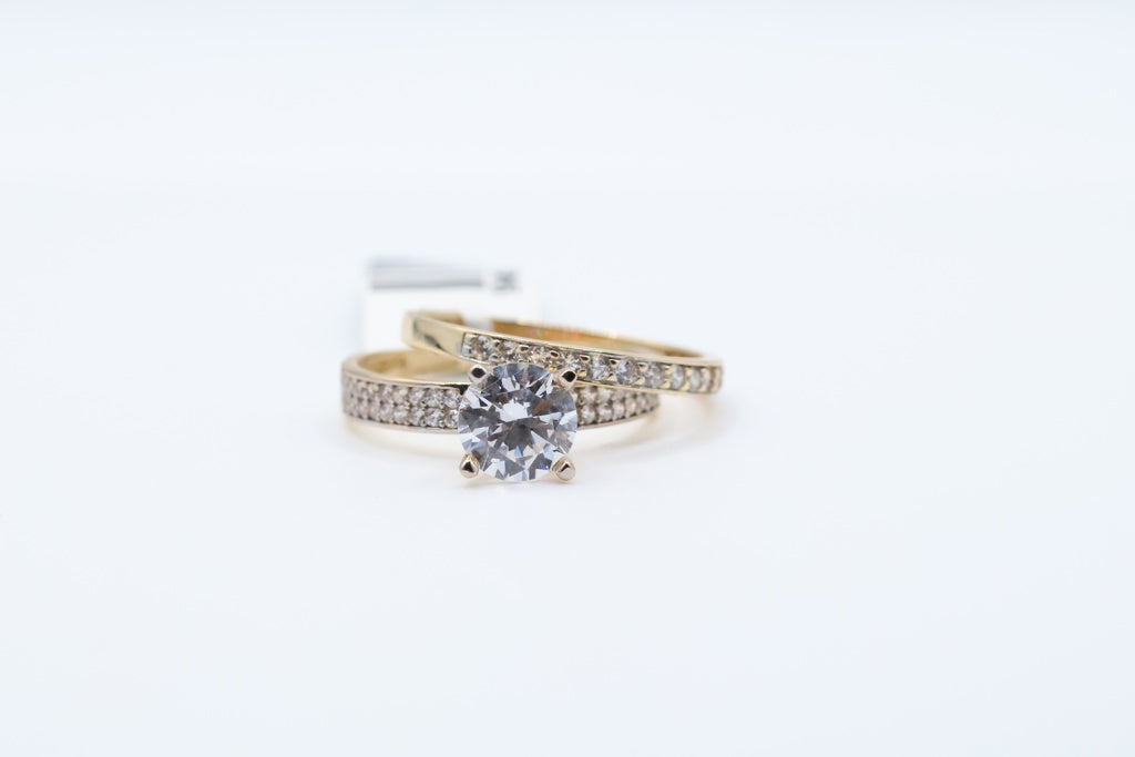 Anillo de Mujer Compromiso 2 14kt Weight 3.2g