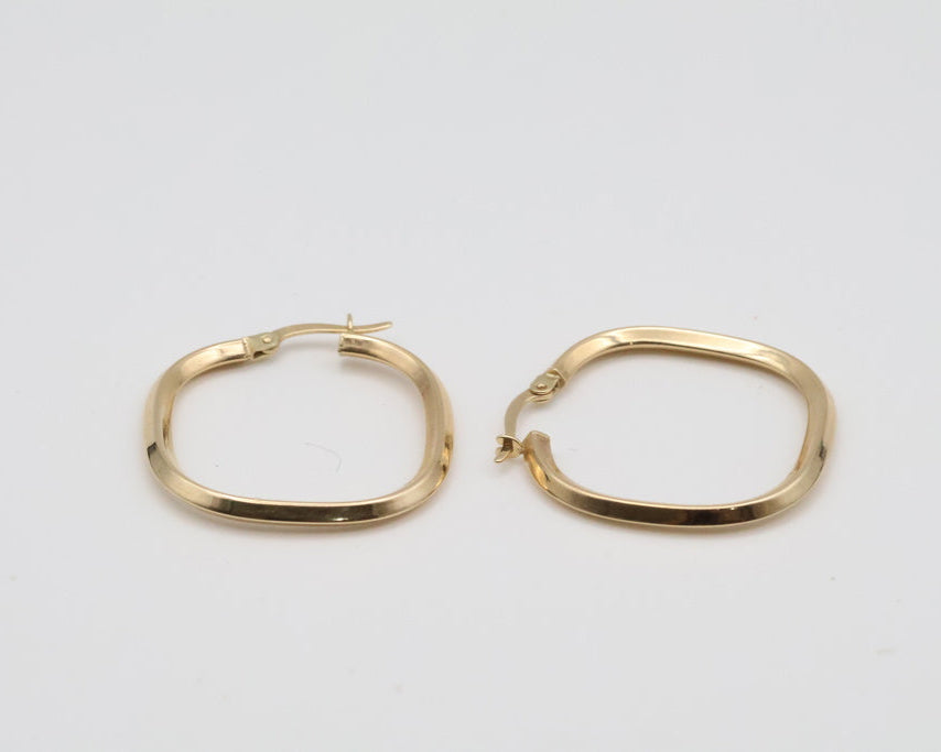 Argollas 14kt Weight 2g