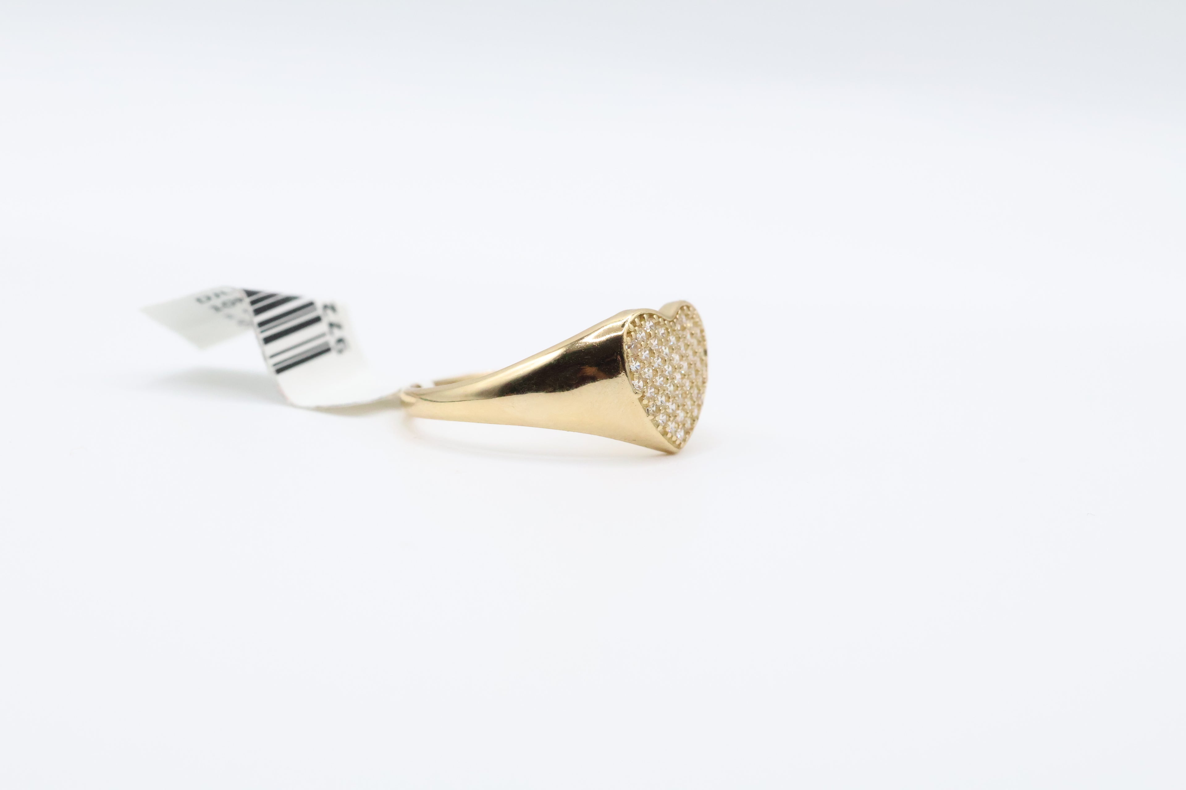 Anillo de Mujer 1 corazon 10Kt Weight 2.1g