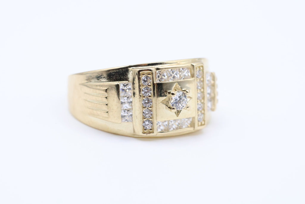 Anillo De Hombre 10Kt Weight 4.87g
