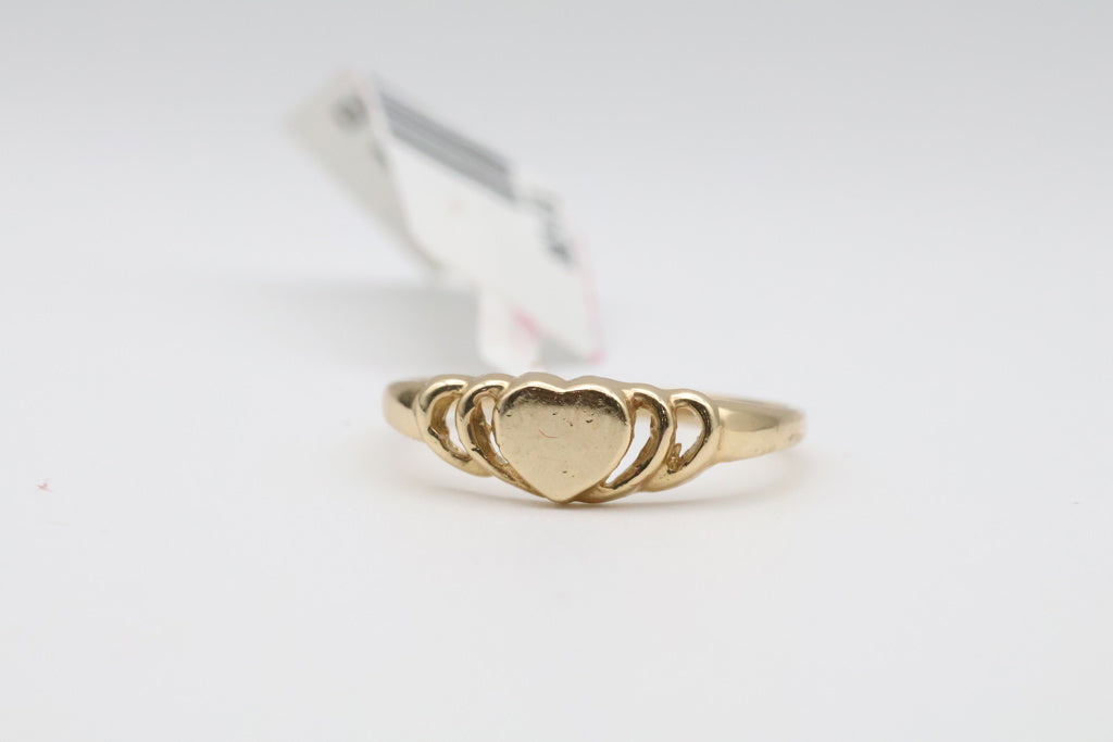 Girl's Heart Ring 14kt Weight 1.3g