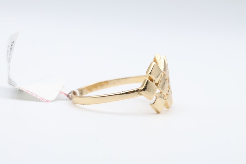 Anillo de Mujer Triangulitos 14kt Weight 1.7g