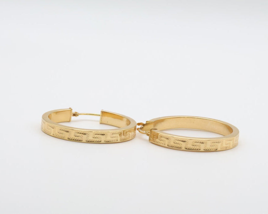 Argollas 14kt Weight 3g