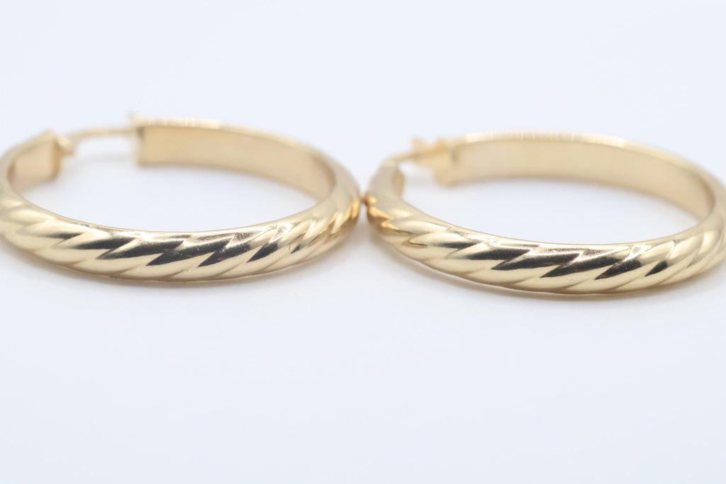 Argollas 14kt